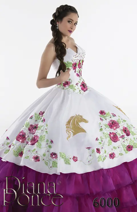 Vestido de XV años modelo 6000 Charro Mexicano — Diana Ponce Zamora